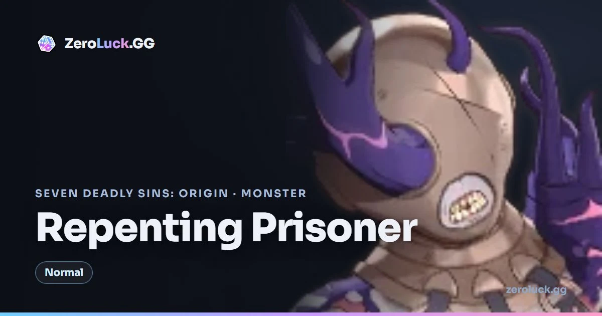 Repenting Prisoner: location & drops (7DSO)