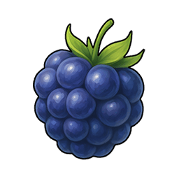 Jet-black Blackberry