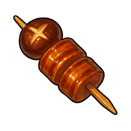 Mushroom and Meat Skewer