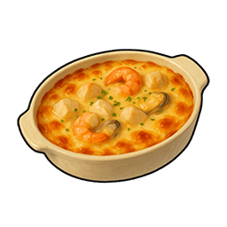 Seafood and Cheese Gratin