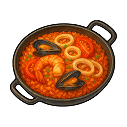 Tomato Seafood Paella