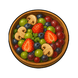 Mushroom and Fruit Salad