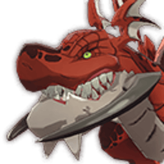 Dragon sauvage imposant